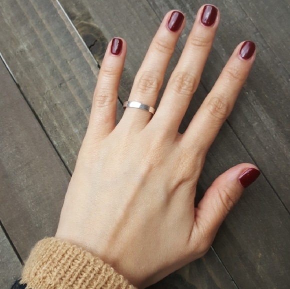 Lexiga Jewelry - 🌟 .925 Sterling Silver Hammered Any Size Ring